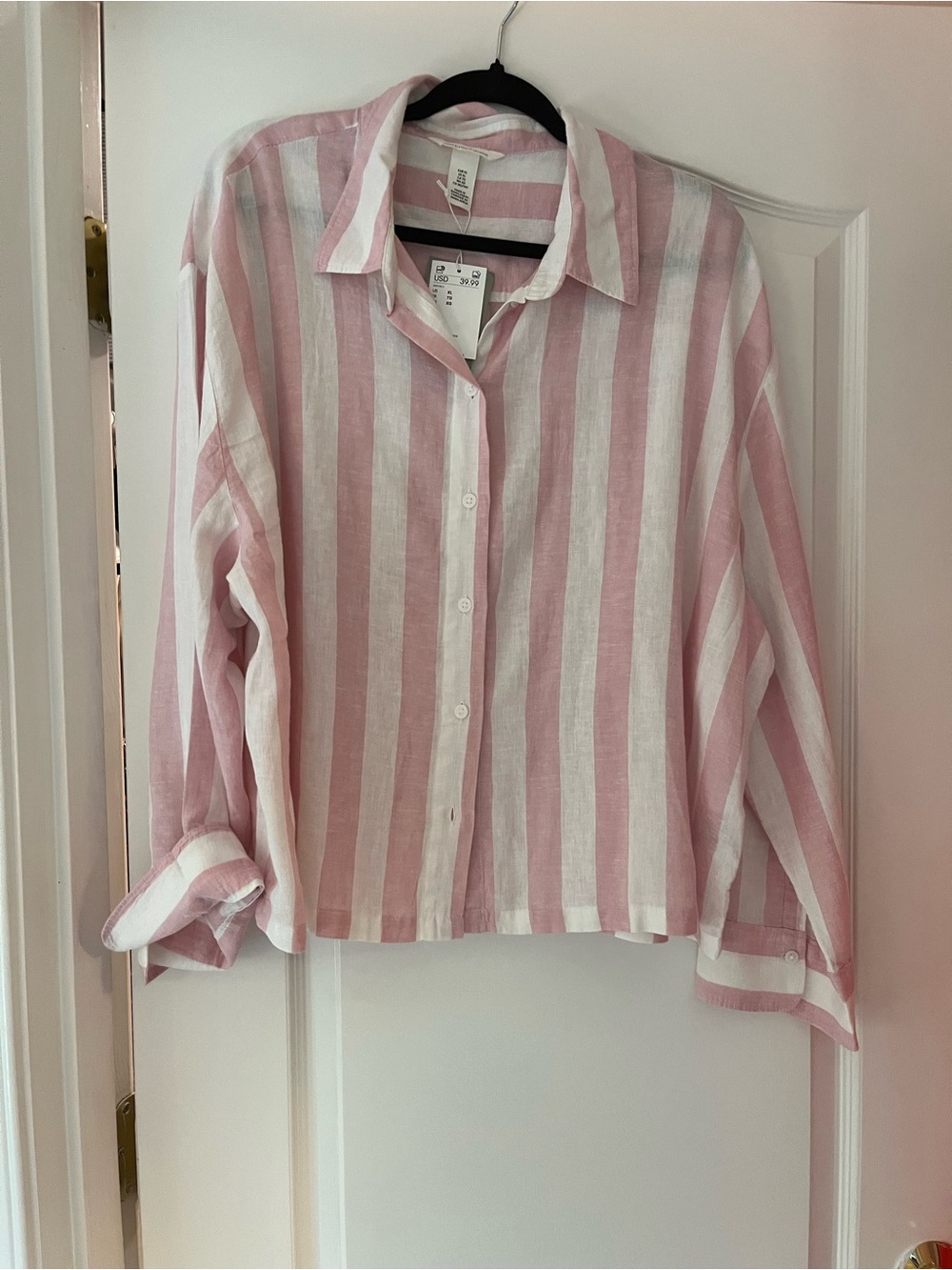 H&M linen blend set